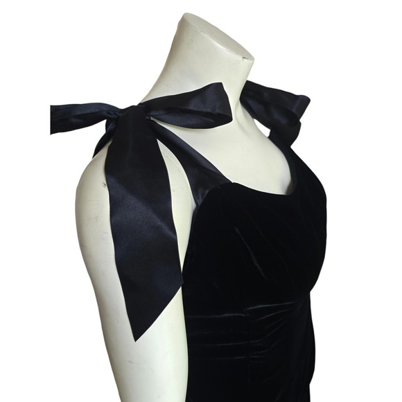 3 vtg new pieces black Ralph Lauren velvet corset wool skirt Tahari - Picture 9 of 16